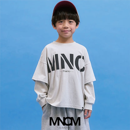 日本童裝 b・R# 防污系列 吸水速乾【不易變形】假兩件上衣 110-150cm 男童款 夏季 TOPS