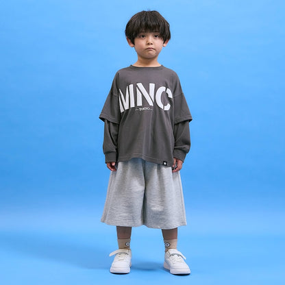 日本童裝 b・R# 防污系列 吸水速乾【不易變形】假兩件上衣 110-150cm 男童款 夏季 TOPS