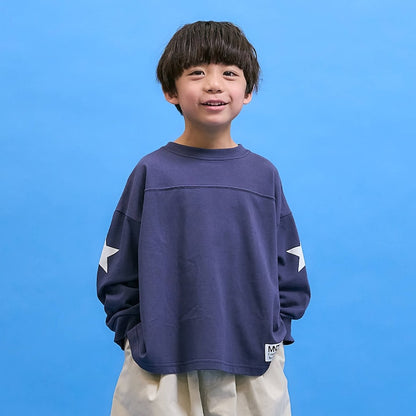 日本童裝 b・R# 防污系列 吸水速乾【不易變形】背面印花上衣 110-150cm 男童款 夏季 TOPS