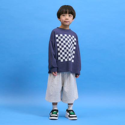 日本童裝 b・R# 八分長闊腿運動短褲 110-150cm 男童款 夏季 PANTS