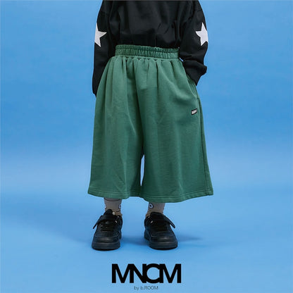 日本童裝 b・R# 八分長闊腿運動短褲 110-150cm 男童款 夏季 PANTS