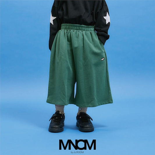 日本童裝 b・R# 八分長闊腿運動短褲 110-150cm 男童款 夏季 PANTS