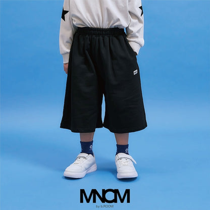 日本童裝 b・R# 八分長闊腿運動短褲 110-150cm 男童款 夏季 PANTS