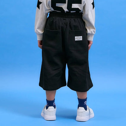 日本童裝 b・R# 八分長闊腿運動短褲 110-150cm 男童款 夏季 PANTS