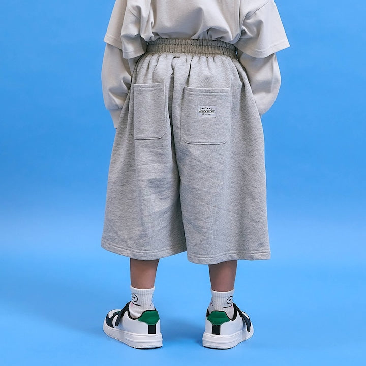日本童裝 b・R# 八分長闊腿運動短褲 110-150cm 男童款 夏季 PANTS