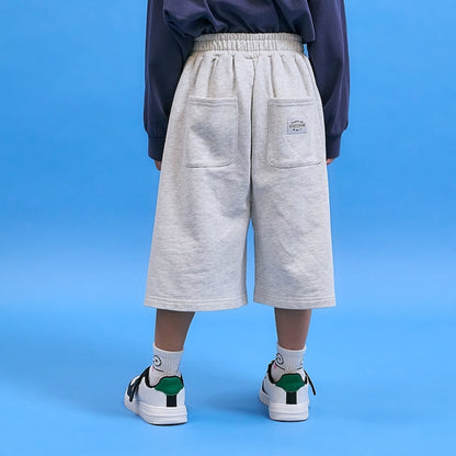 日本童裝 b・R# 八分長闊腿運動短褲 110-150cm 男童款 夏季 PANTS