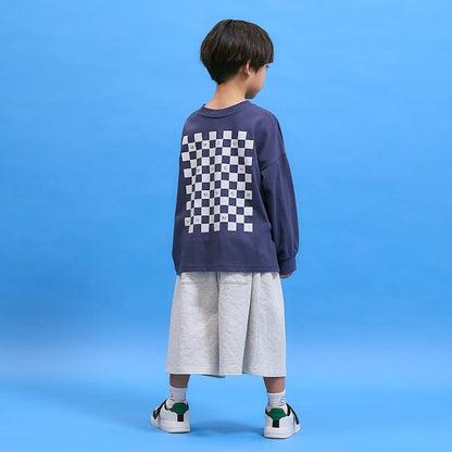日本童裝 b・R# 八分長闊腿運動短褲 110-150cm 男童款 夏季 PANTS