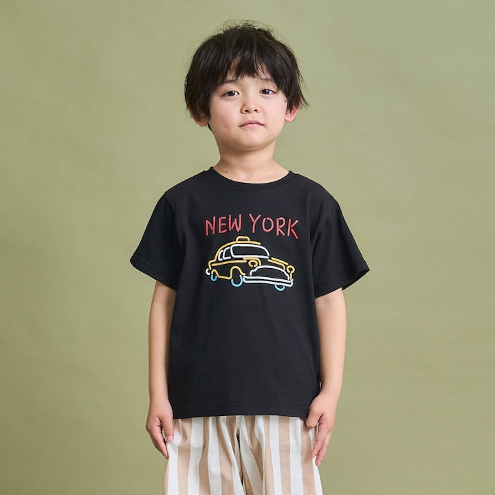 日本童裝 b・R# 防污系列 吸水速乾【不易變形】印花上衣 90-150cm 男童款 夏季 TOPS