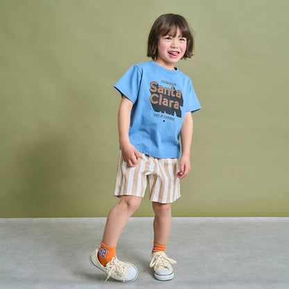 日本童裝 b・R# 防污系列 吸水速乾【不易變形】印花上衣 90-150cm 男童款 夏季 TOPS