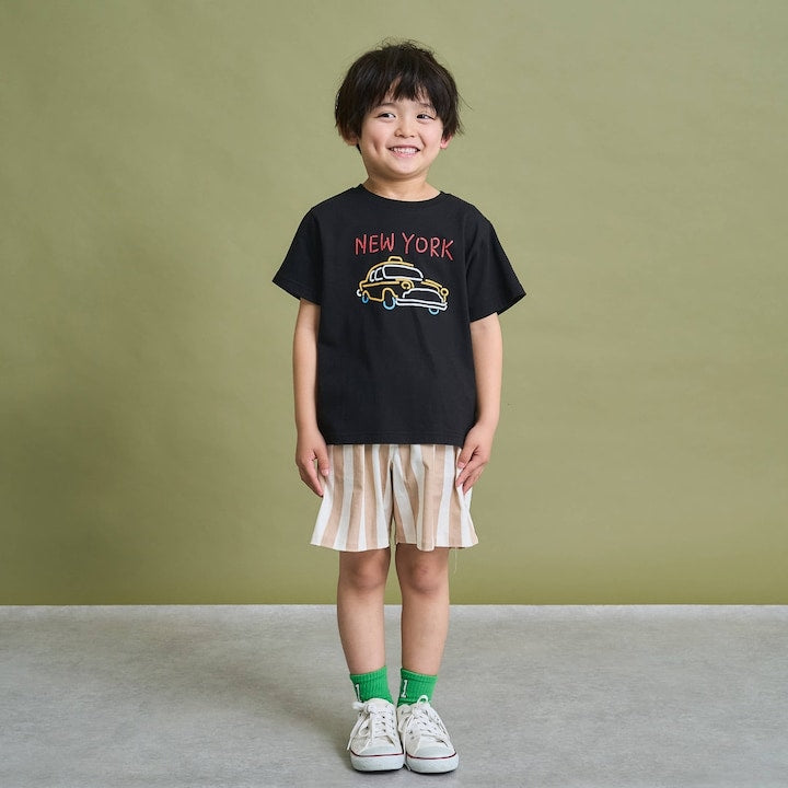 日本童裝 b・R# 防污系列 吸水速乾【不易變形】印花上衣 90-150cm 男童款 夏季 TOPS