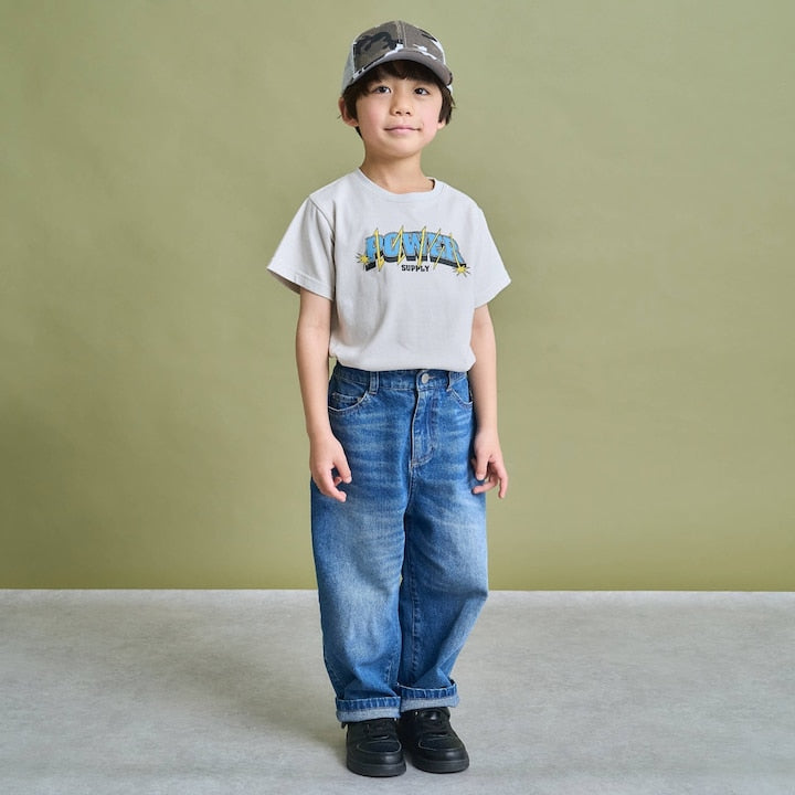 日本童裝 b・R# 牛仔長褲 100-150cm 男童款 夏季 PANTS