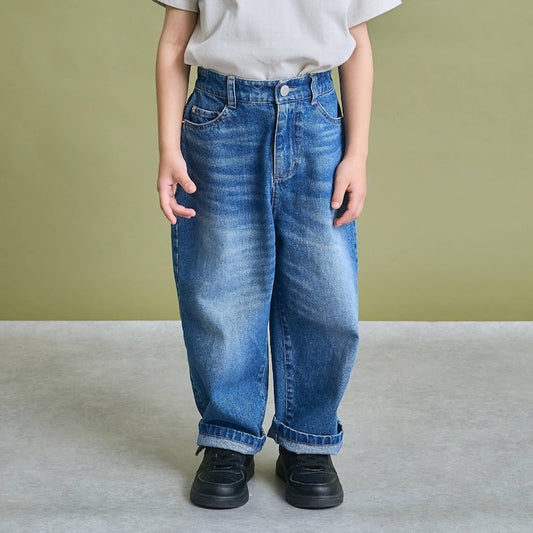 日本童裝 b・R# 牛仔長褲 100-150cm 男童款 夏季 PANTS