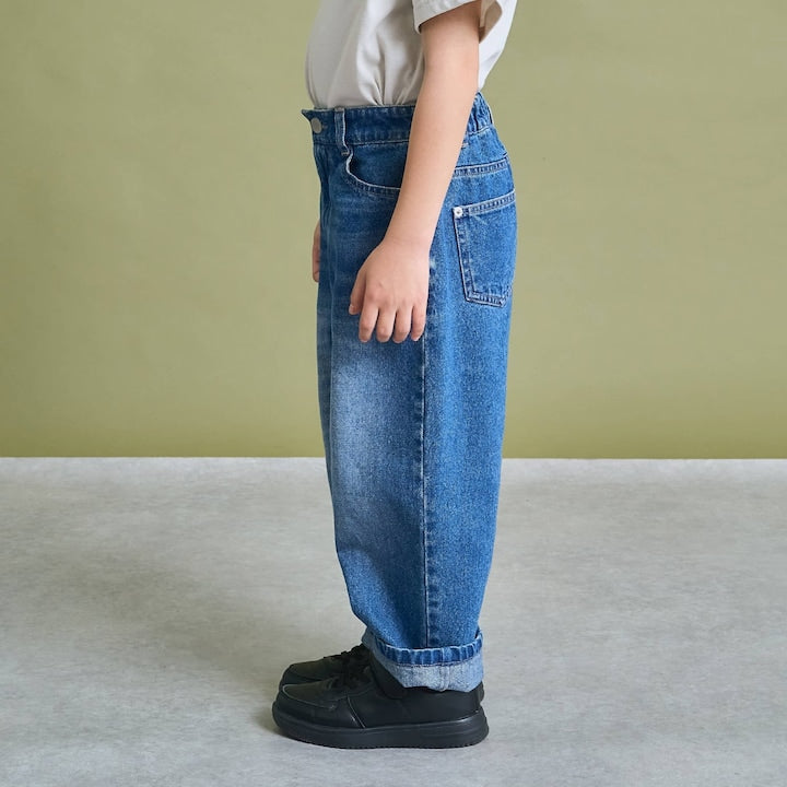 日本童裝 b・R# 牛仔長褲 100-150cm 男童款 夏季 PANTS