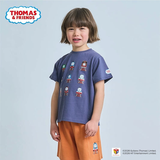 日本童裝 b・R# x Thomas 印花上衣 90-130cm 男童款 夏季 TOPS