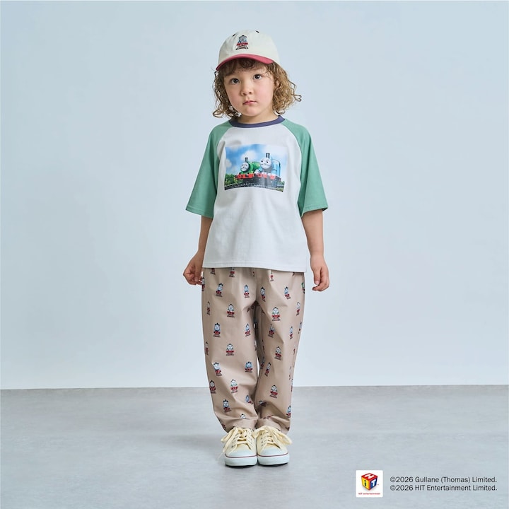 日本童裝 b・R# x Thomas 休閒長褲 90-130cm 男童款 夏季 PANTS