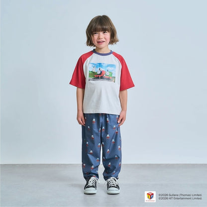 日本童裝 b・R# x Thomas 休閒長褲 90-130cm 男童款 夏季 PANTS