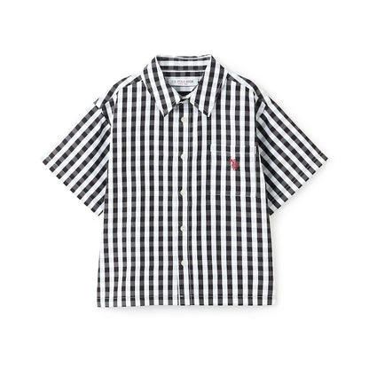 日本童裝 b・R# x U.S. POLO ASSN. 短袖襯衫 100-150cm 男童款 夏季 TOPS OUTERWEAR