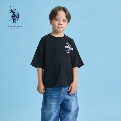 日本童裝 b・R# x U.S. POLO ASSN. 印花上衣 100-150cm 男童款 夏季 TOPS