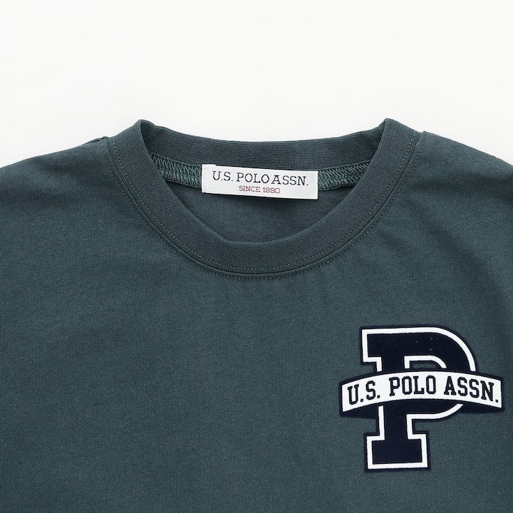 日本童裝 b・R# x U.S. POLO ASSN. 印花上衣 100-150cm 男童款 夏季 TOPS