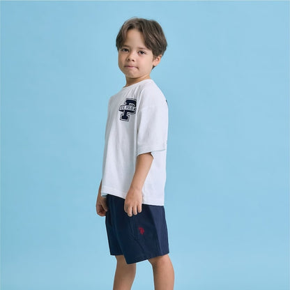 日本童裝 b・R# x U.S. POLO ASSN. 印花上衣 100-150cm 男童款 夏季 TOPS