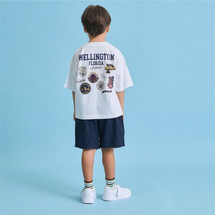 日本童裝 b・R# x U.S. POLO ASSN. 印花上衣 100-150cm 男童款 夏季 TOPS