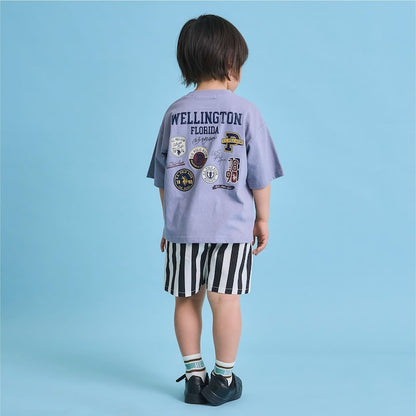 日本童裝 b・R# x U.S. POLO ASSN. 印花上衣 100-150cm 男童款 夏季 TOPS