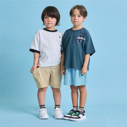 日本童裝 b・R# x U.S. POLO ASSN. 印花上衣 100-150cm 男童款 夏季 TOPS