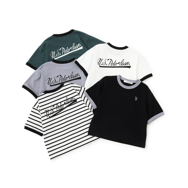 日本童裝 b・R# x U.S. POLO ASSN. 印花上衣 100-150cm 男童款 夏季 TOPS