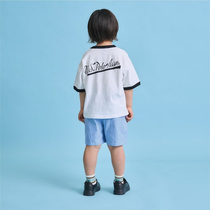 日本童裝 b・R# x U.S. POLO ASSN. 印花上衣 100-150cm 男童款 夏季 TOPS