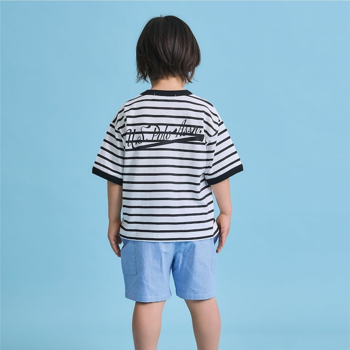 日本童裝 b・R# x U.S. POLO ASSN. 印花上衣 100-150cm 男童款 夏季 TOPS