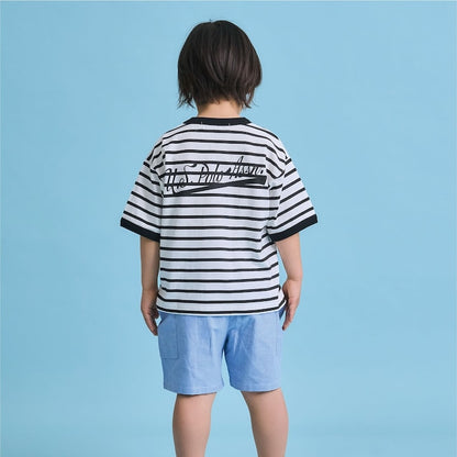 日本童裝 b・R# x U.S. POLO ASSN. 印花上衣 100-150cm 男童款 夏季 TOPS