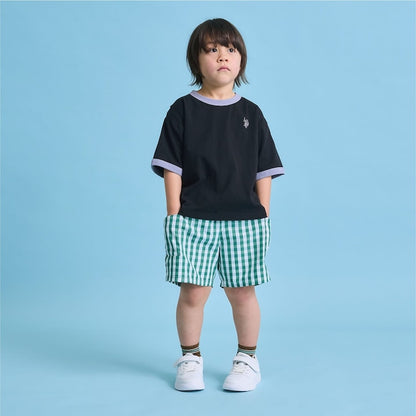 日本童裝 b・R# x U.S. POLO ASSN. 印花上衣 100-150cm 男童款 夏季 TOPS