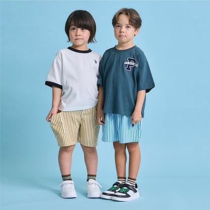 日本童裝 b・R# x U.S. POLO ASSN. 印花上衣 100-150cm 男童款 夏季 TOPS