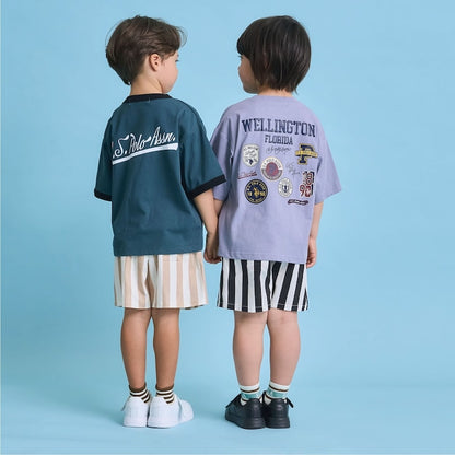 日本童裝 b・R# x U.S. POLO ASSN. 印花上衣 100-150cm 男童款 夏季 TOPS