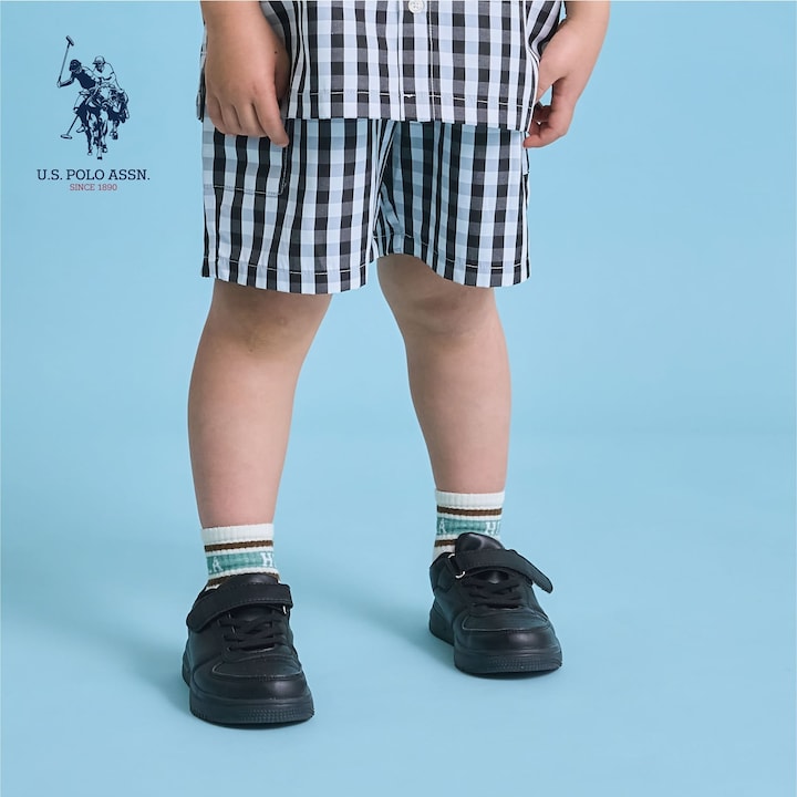 日本童裝 b・R# x U.S. POLO ASSN. 休閒短褲 100-150cm 男童款 夏季 PANTS