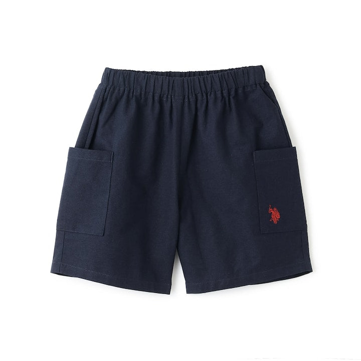 日本童裝 b・R# x U.S. POLO ASSN. 休閒短褲 100-150cm 男童款 夏季 PANTS