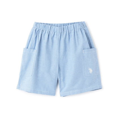 日本童裝 b・R# x U.S. POLO ASSN. 休閒短褲 100-150cm 男童款 夏季 PANTS