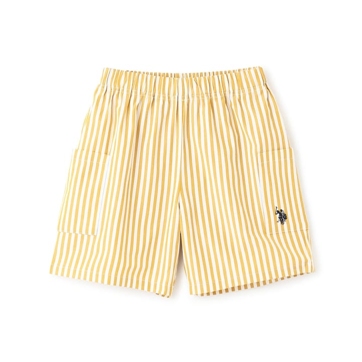 日本童裝 b・R# x U.S. POLO ASSN. 休閒短褲 100-150cm 男童款 夏季 PANTS