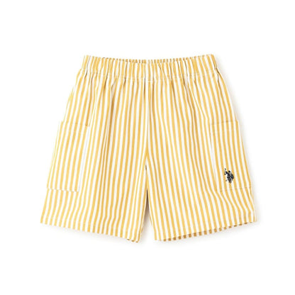 日本童裝 b・R# x U.S. POLO ASSN. 休閒短褲 100-150cm 男童款 夏季 PANTS