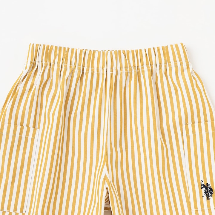 日本童裝 b・R# x U.S. POLO ASSN. 休閒短褲 100-150cm 男童款 夏季 PANTS