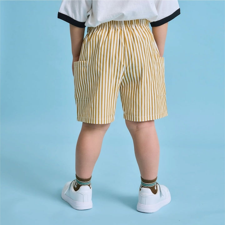 日本童裝 b・R# x U.S. POLO ASSN. 休閒短褲 100-150cm 男童款 夏季 PANTS