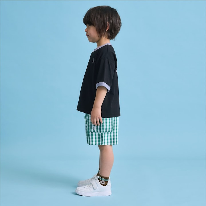 日本童裝 b・R# x U.S. POLO ASSN. 休閒短褲 100-150cm 男童款 夏季 PANTS