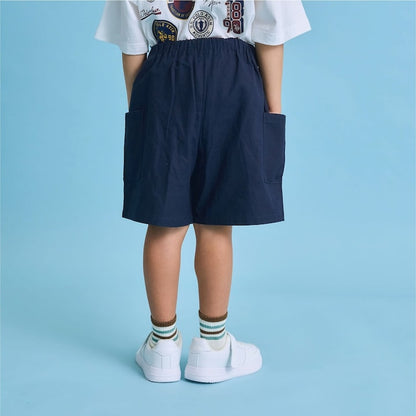 日本童裝 b・R# x U.S. POLO ASSN. 休閒短褲 100-150cm 男童款 夏季 PANTS