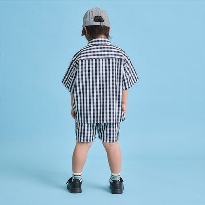 日本童裝 b・R# x U.S. POLO ASSN. 休閒短褲 100-150cm 男童款 夏季 PANTS
