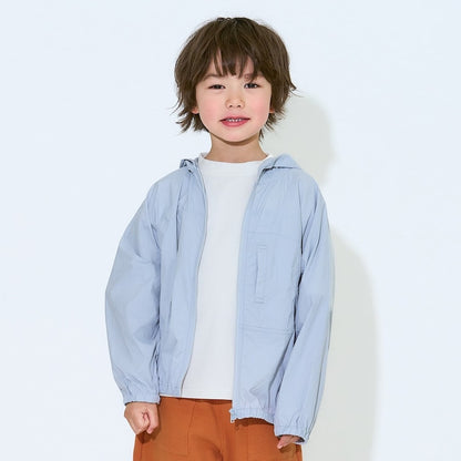 日本童裝 b・R# 防UV 接觸冷感 薄外套 100-150cm 男童款 夏季 OUTERWEAR