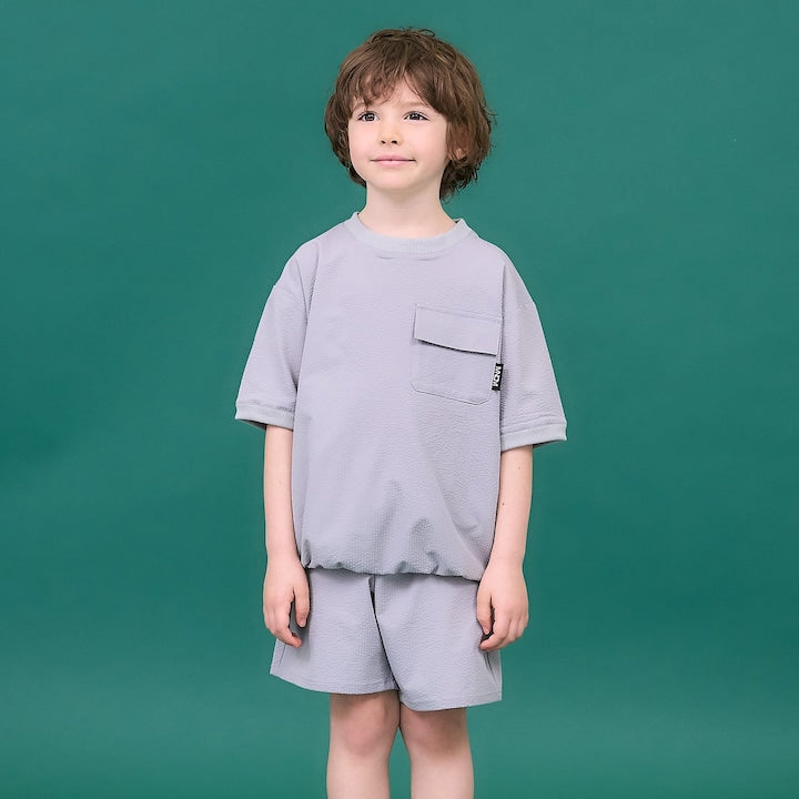 日本童裝 b・R# 運動兩件套裝 110-150cm 男童款 夏季 TOPS PANTS