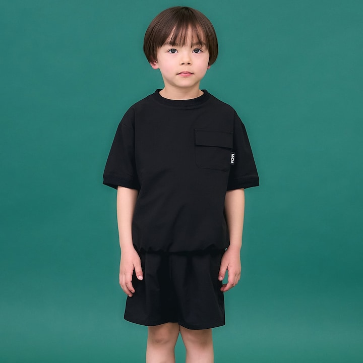 日本童裝 b・R# 運動兩件套裝 110-150cm 男童款 夏季 TOPS PANTS