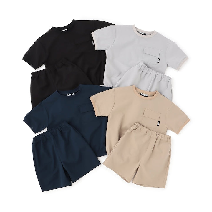 日本童裝 b・R# 運動兩件套裝 110-150cm 男童款 夏季 TOPS PANTS