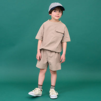 日本童裝 b・R# 運動兩件套裝 110-150cm 男童款 夏季 TOPS PANTS