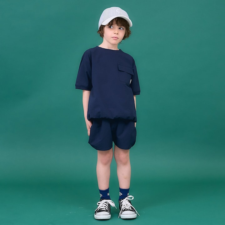 日本童裝 b・R# 運動兩件套裝 110-150cm 男童款 夏季 TOPS PANTS